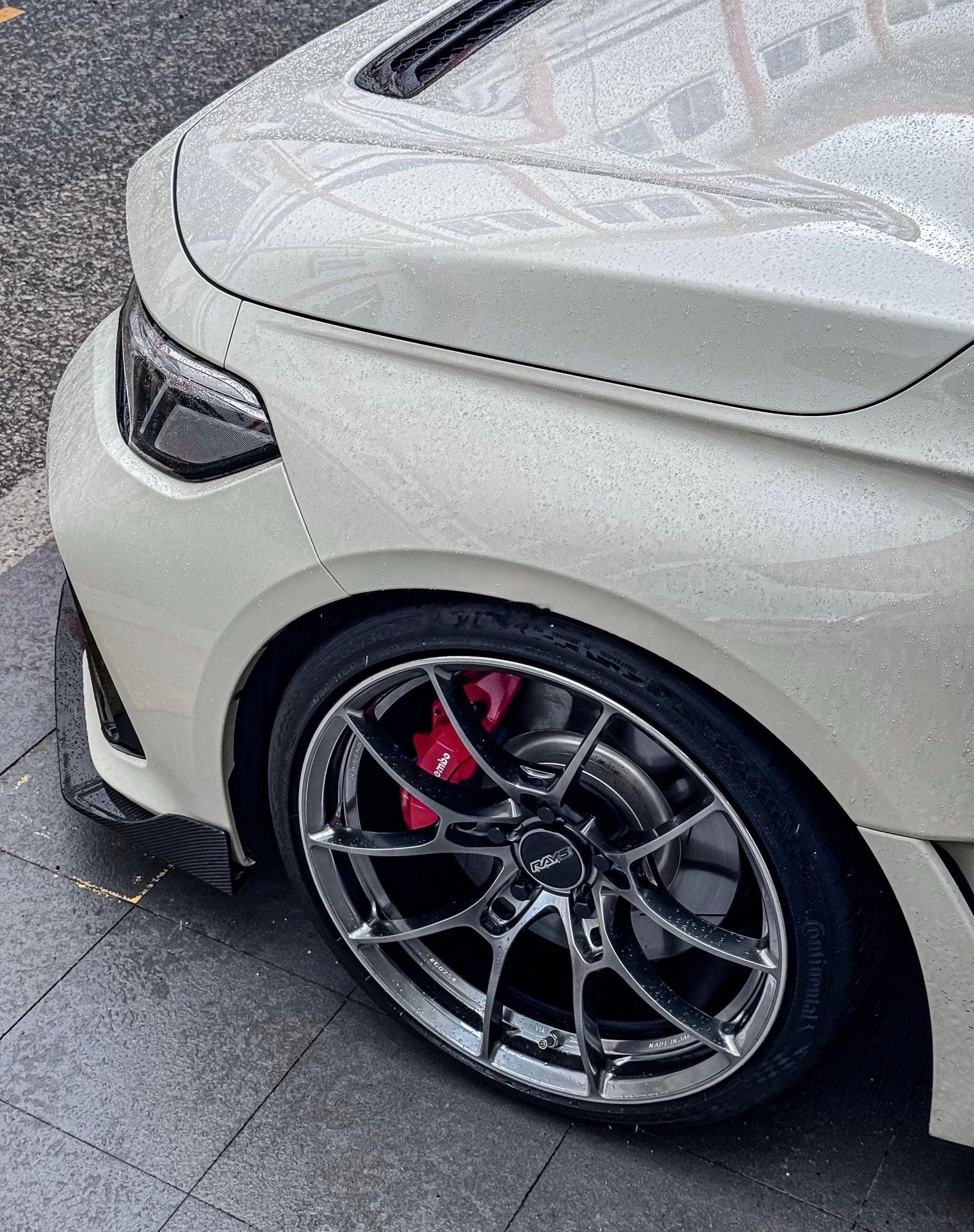 思域王，本田TypeR FL5丨RAYS G025 19寸上车 RAYS G02
