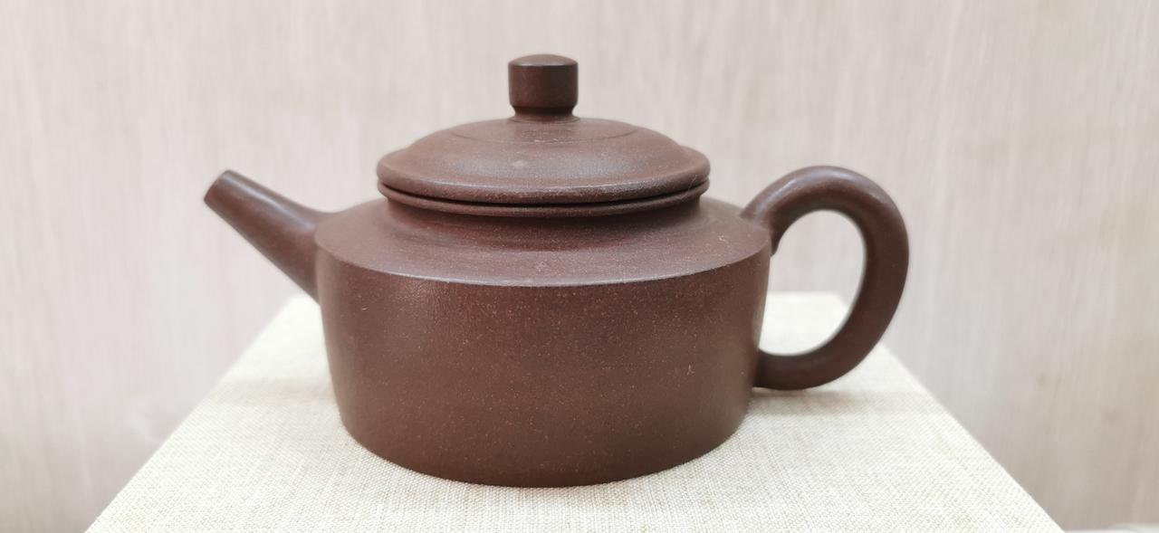 中国宜兴早期精品紫砂茶壶（网孔、约188cc）紫砂艺术 紫砂壶 器物之美 茶具