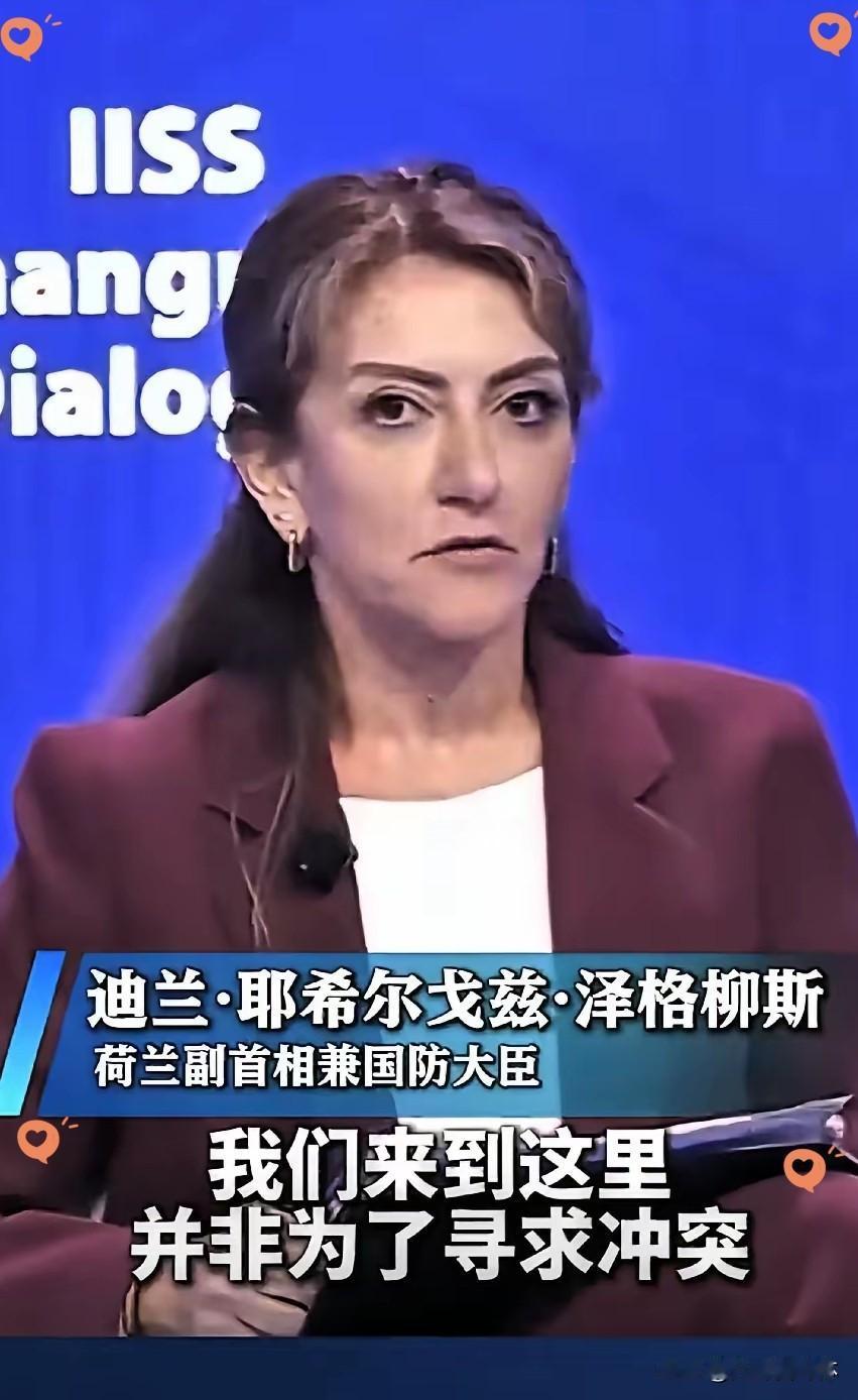 真硬气！31号“香会”期间中国代表刘万侠大校现场向荷兰副首相兼国防大臣迪兰·耶希