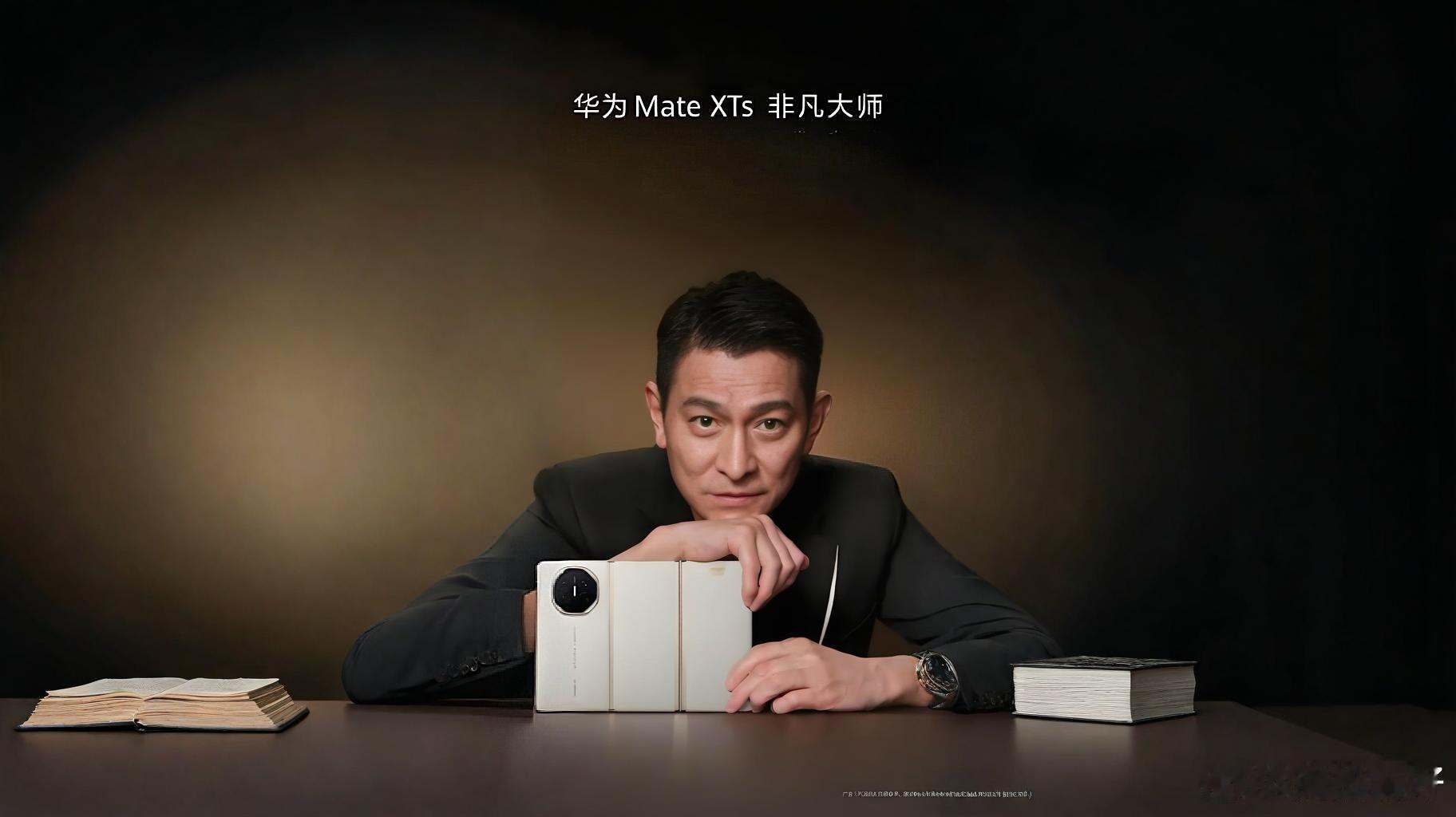 刘德华手持华为新三折叠华为官宣刘德华出席9月7日发布会 刘德华手持华为新三折叠出