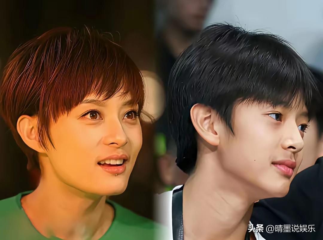 直到看到孙俪儿子和蒋勤勤儿子的颜值对比照，才发现“妈妈漂亮，儿子肯定帅”这句话真