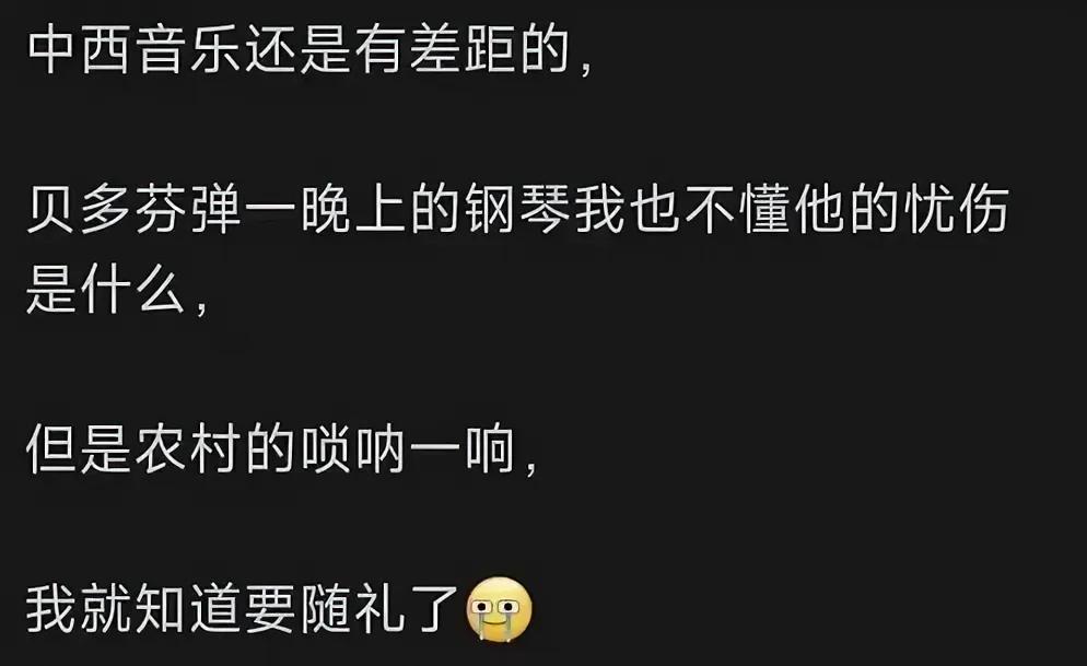 中国音乐🆚西方音乐，这个说法很有意思🤔