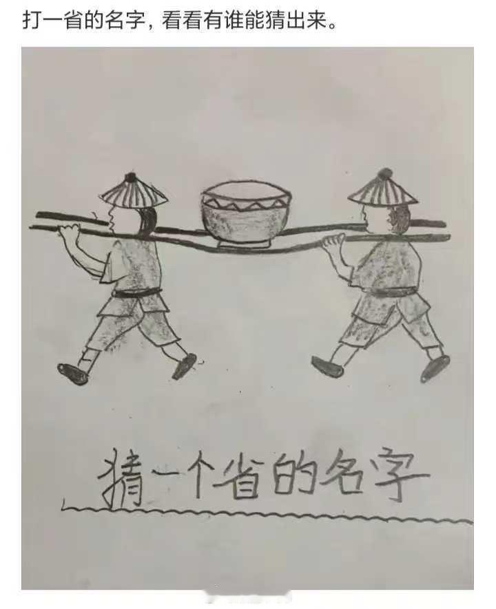 打中国一省的名字