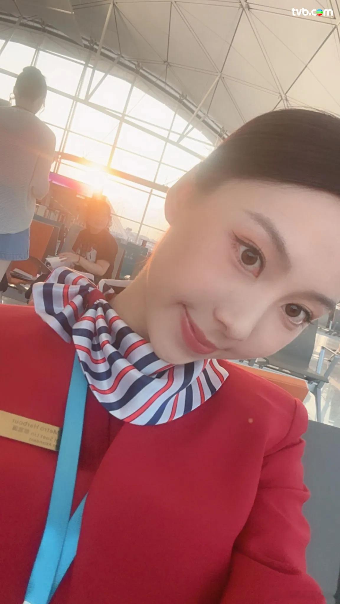 倪樂琳首拍劇着空姐制服被誤認「真空姐」 興奮圓夢：一直覺得套衫好靚無綫新劇《飛常