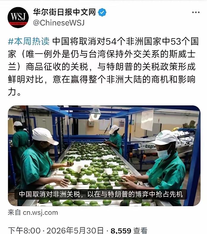 终于出手了，斯威士兰经济或崩溃

中国这回给非洲送了个大礼包。从2026年5月1