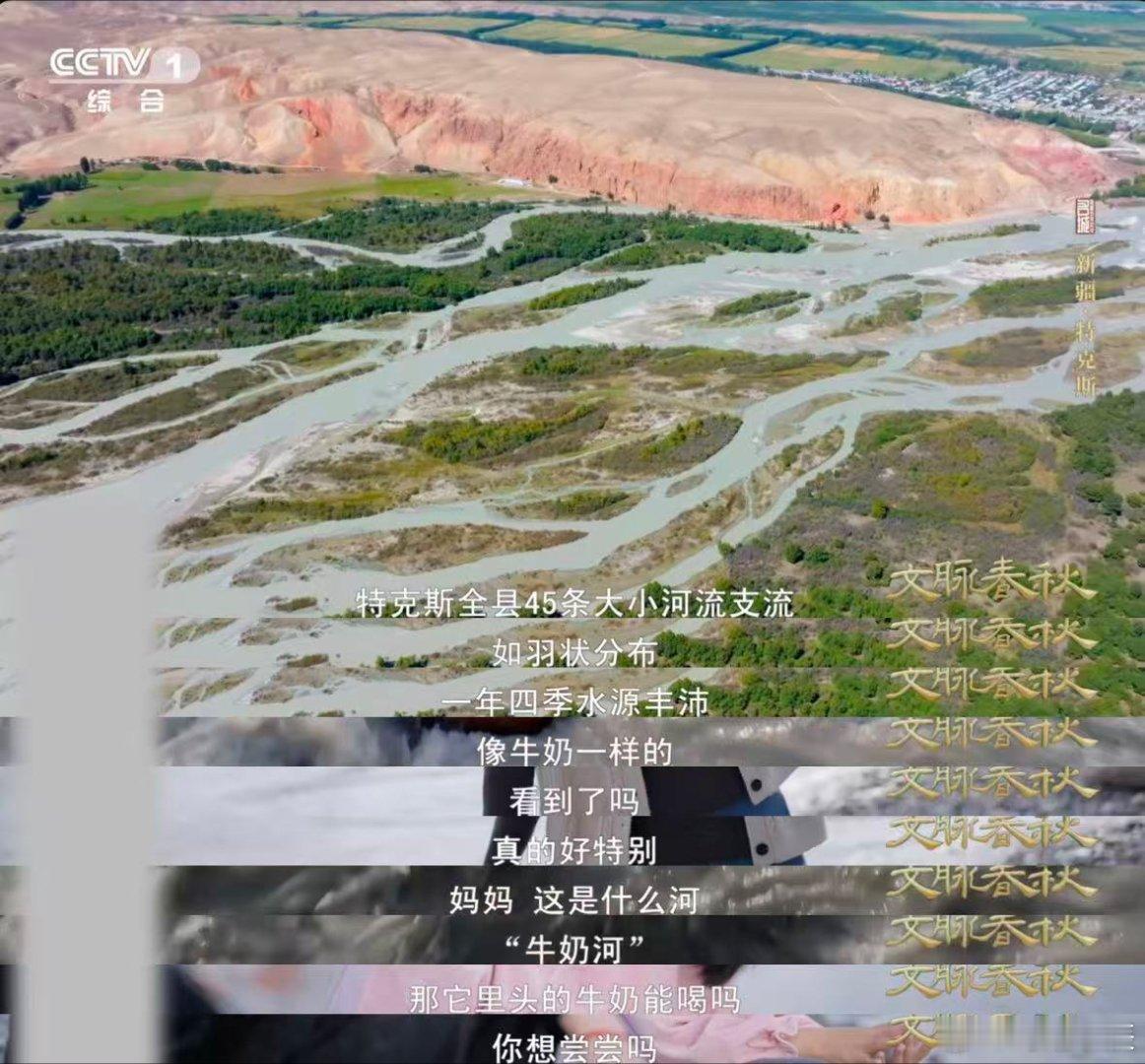 伊犁河谷藏着一条牛奶河一条河给我看馋了伊犁河谷特克斯河美翻！天山雪水裹矿物质，冲