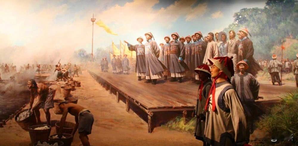 林则徐虎门销烟，为什么不用火烧，而是用海水浸泡？
 
林则徐曾尝试过用火烧掉鸦片