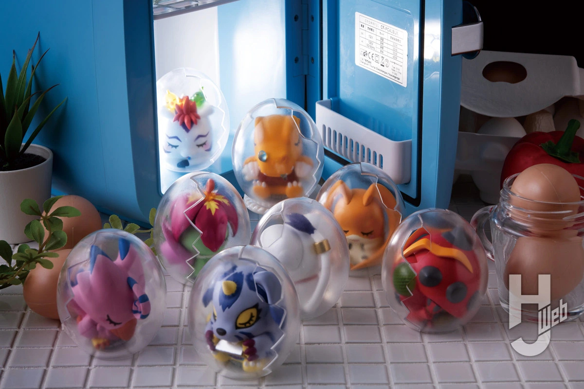 数码宝贝 新周边MEGA EGG Figure「睡觉DigiColle！」巨型蛋
