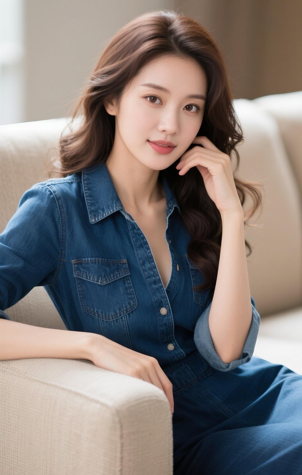 怎么感觉有80年代的那种味道风格呀！
其实那时候的人真的叫自然美，都不用化妆！