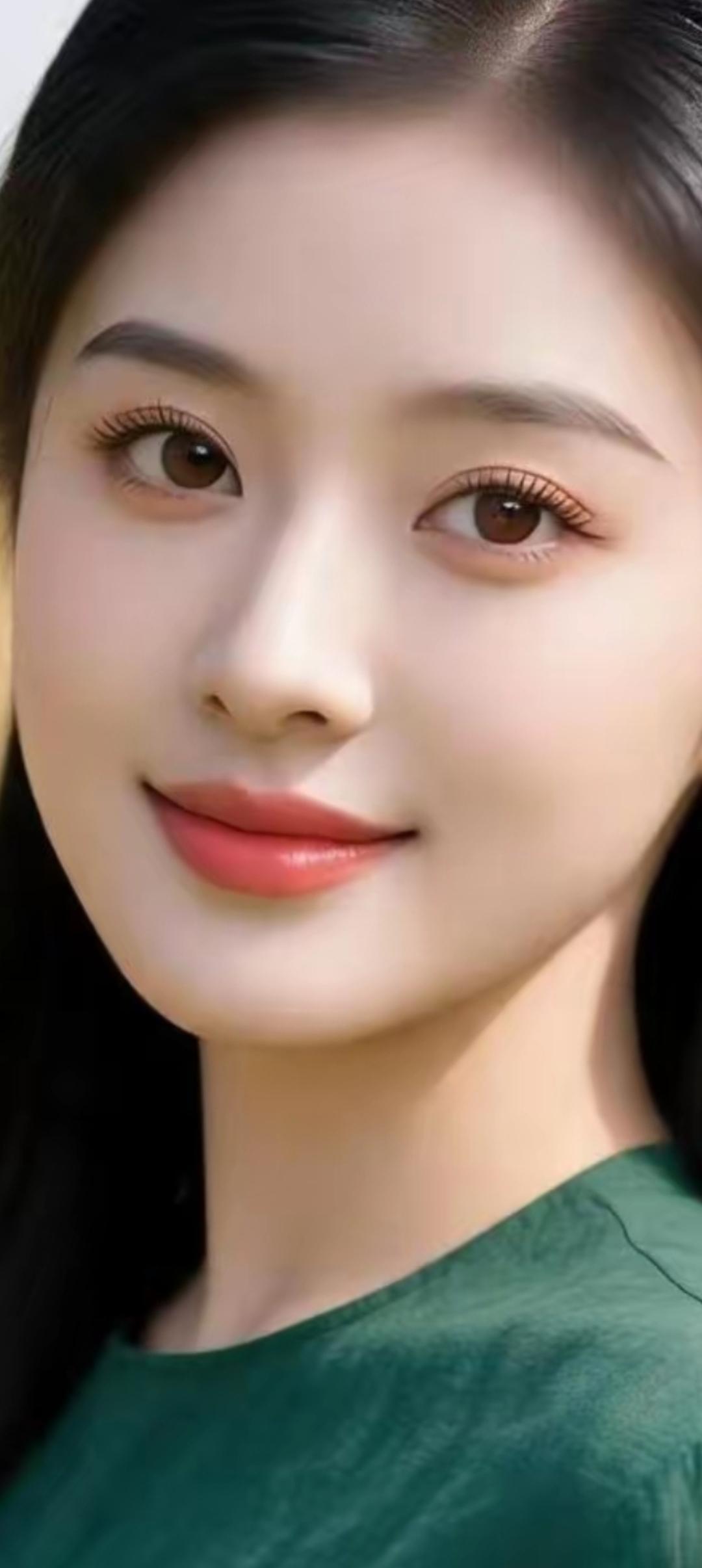 清新自然，元气满满的一天从微笑开始！😊✨
