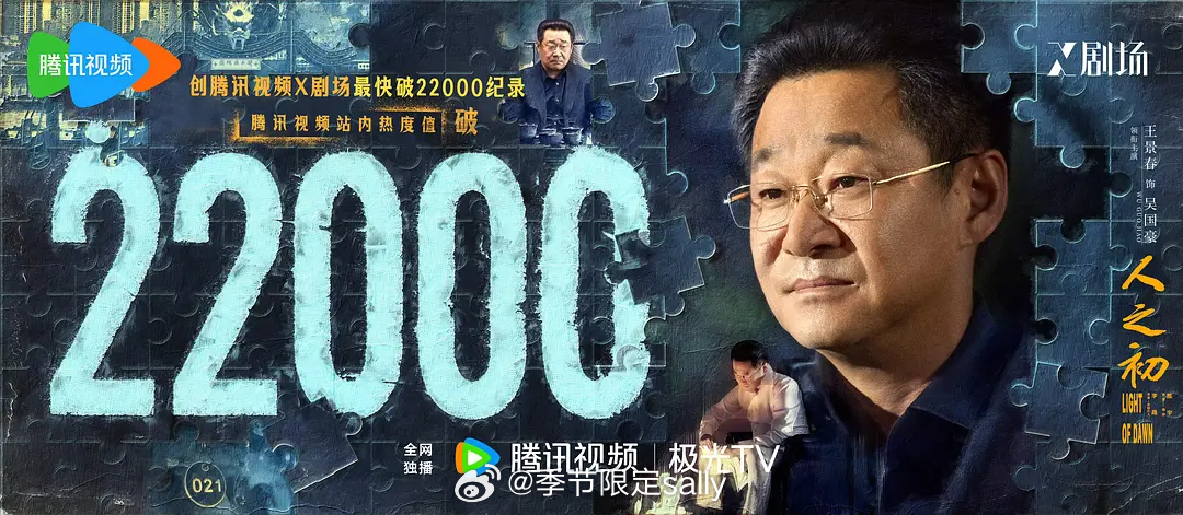 人之初热度22000了，X剧场首日热度史冠成就已达成 