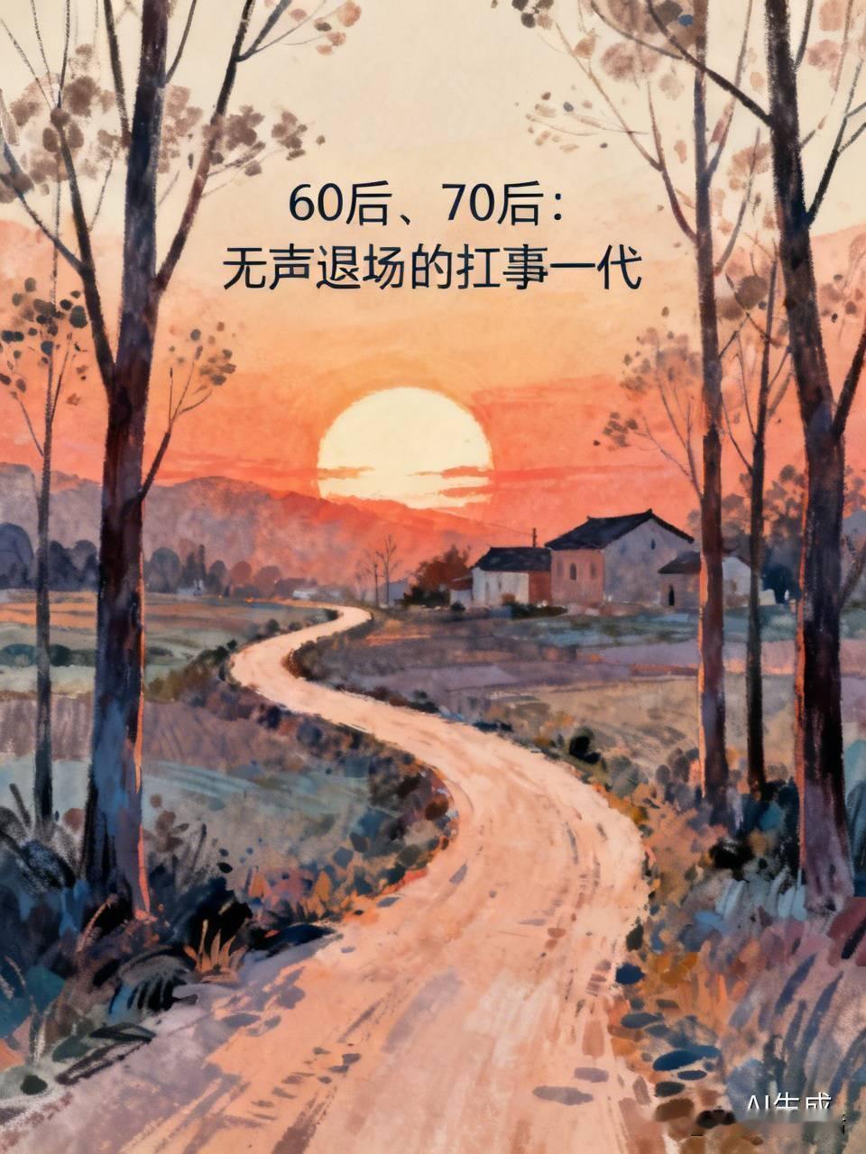 你有没有发现？往后三十年，中国可能再也找不到像60后、70后这么能扛事的一代人了