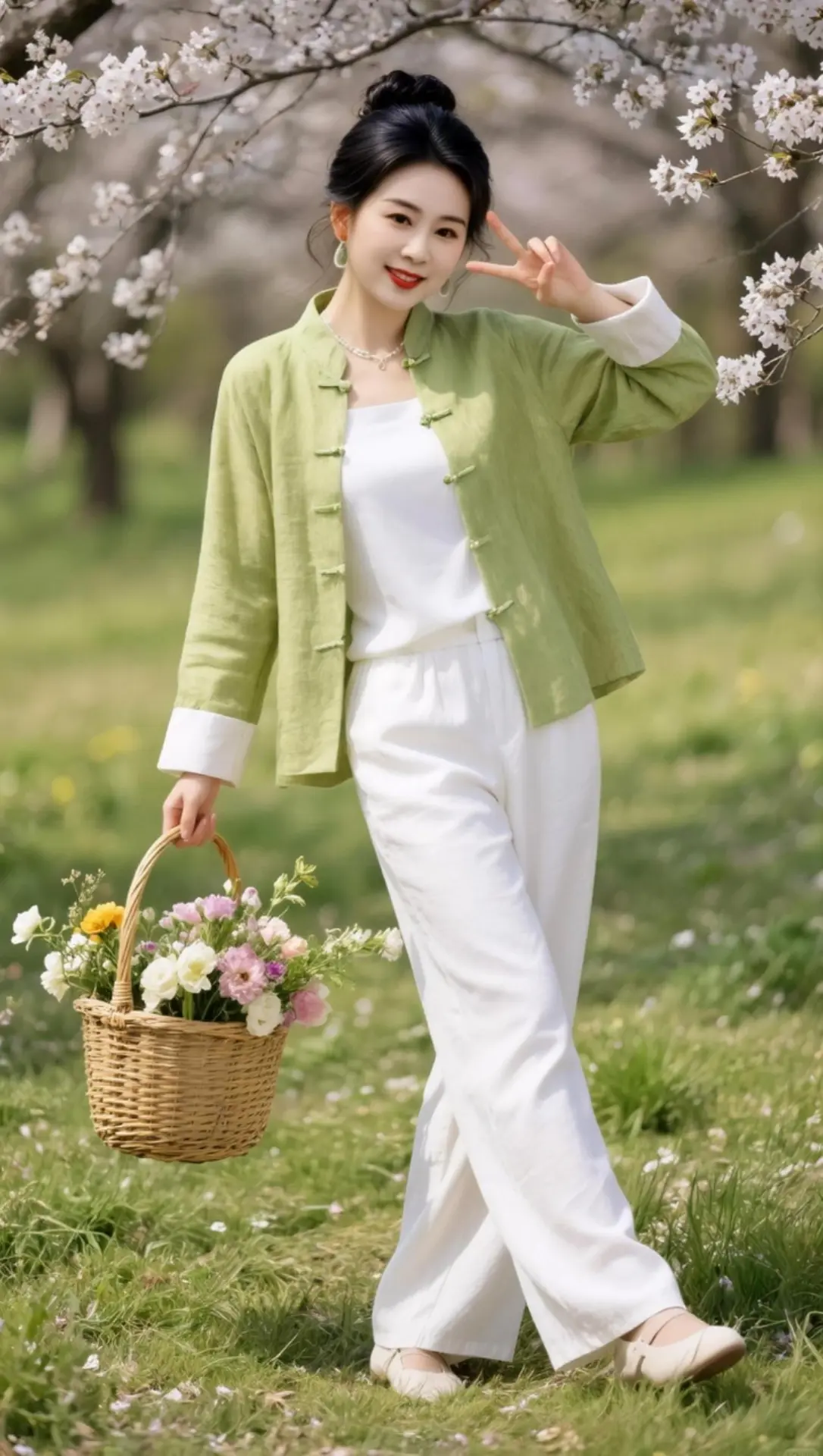 AI春日汉服照 随变ai随便玩