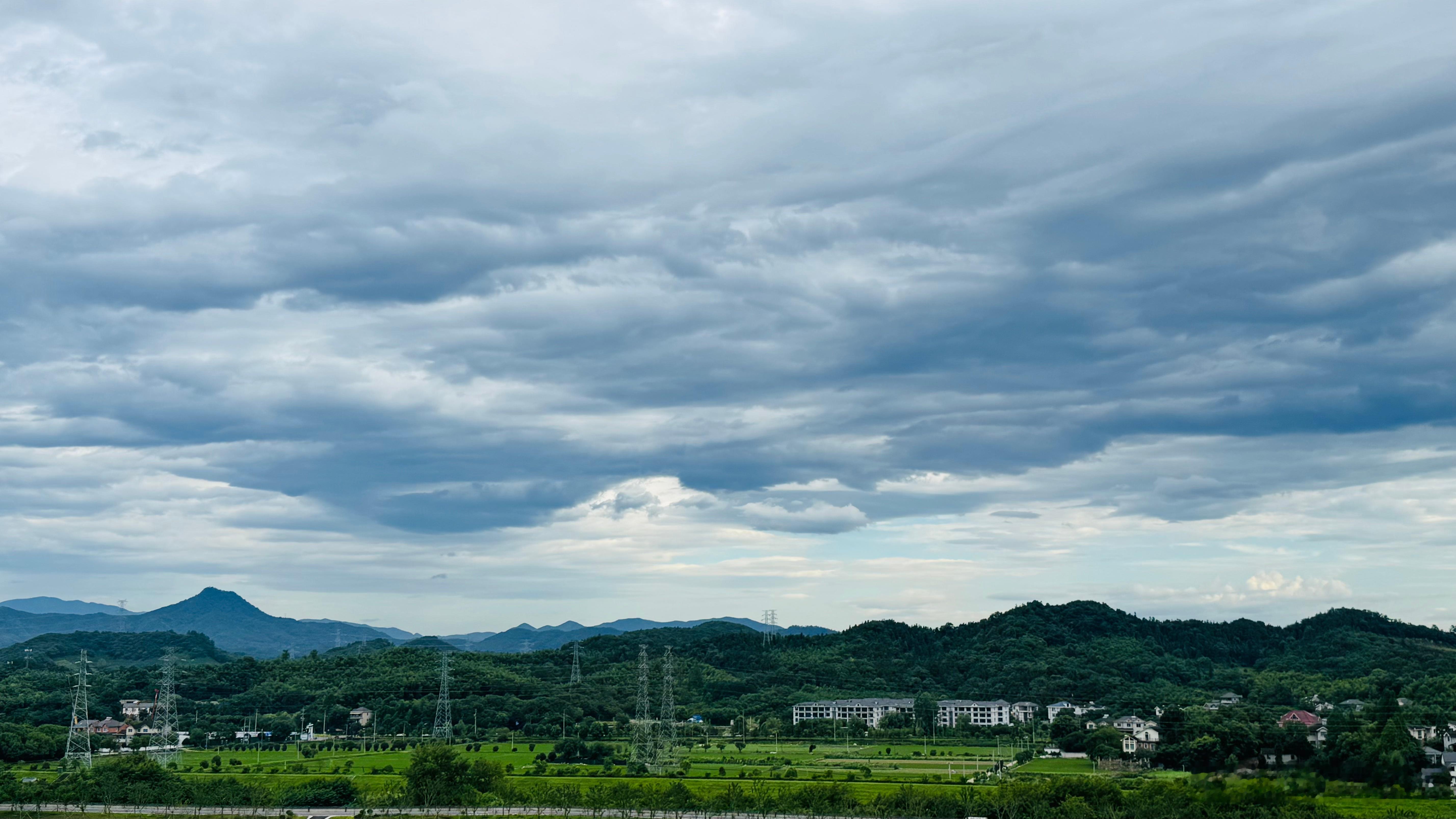 台风登陆前 