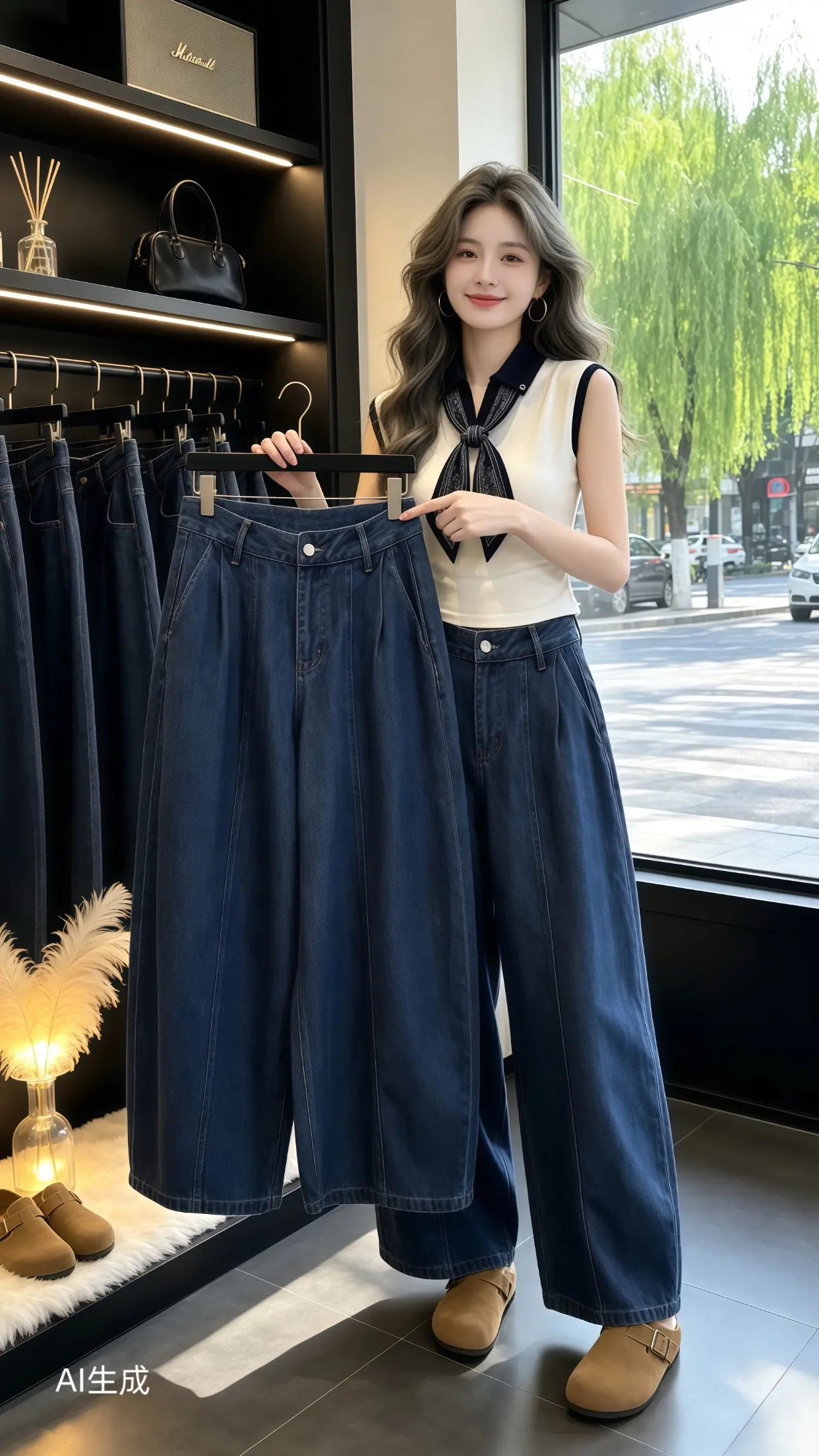 休闲牛仔裤 通勤搭配 穿出自己的风格 夏季穿搭 百搭裤子