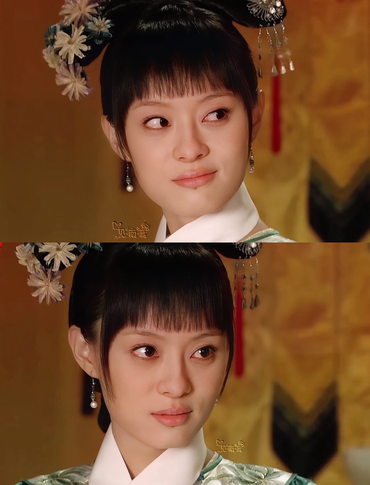 甄嬛传AB组妆容差异 拍摄手法和妆容风格真的差太多了。 