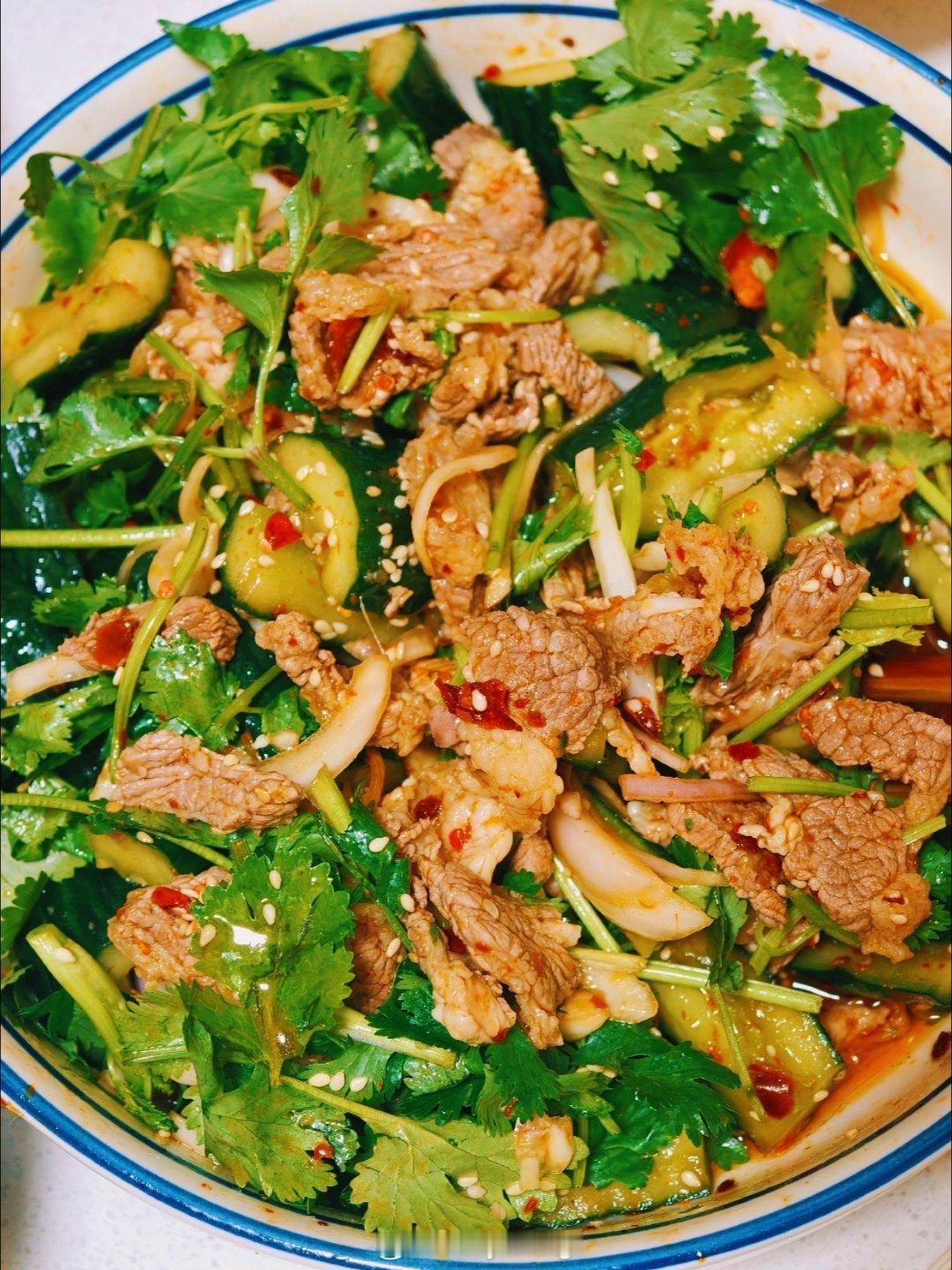凉拌牛肉黄瓜 成都