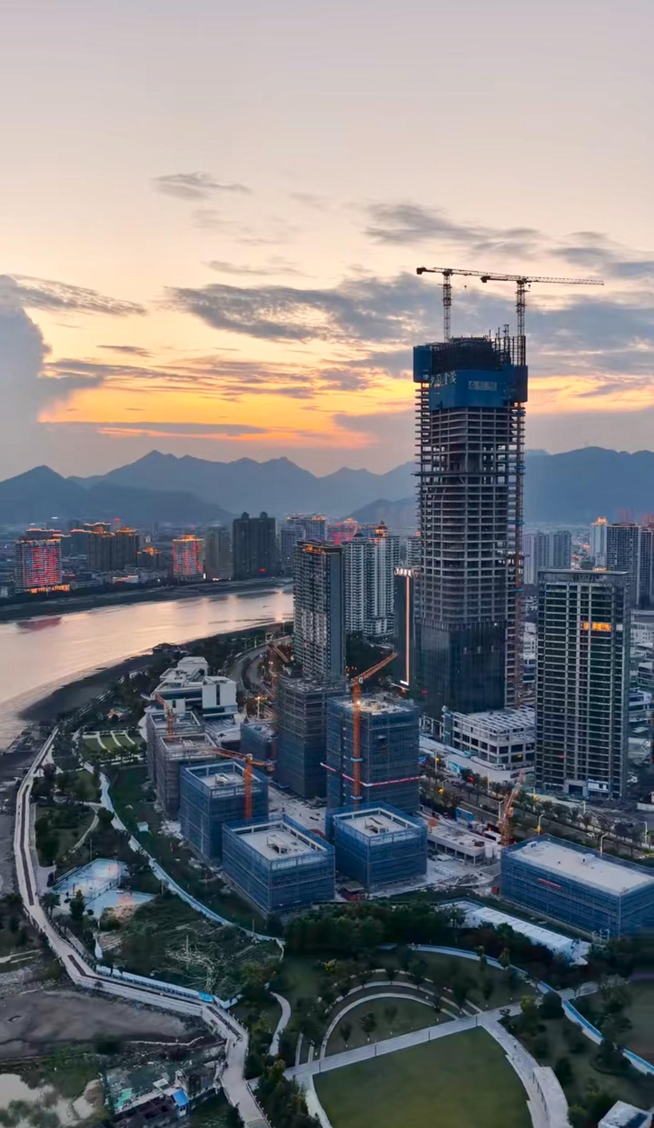 浙江鳌江最近高清航拍图（7.18）