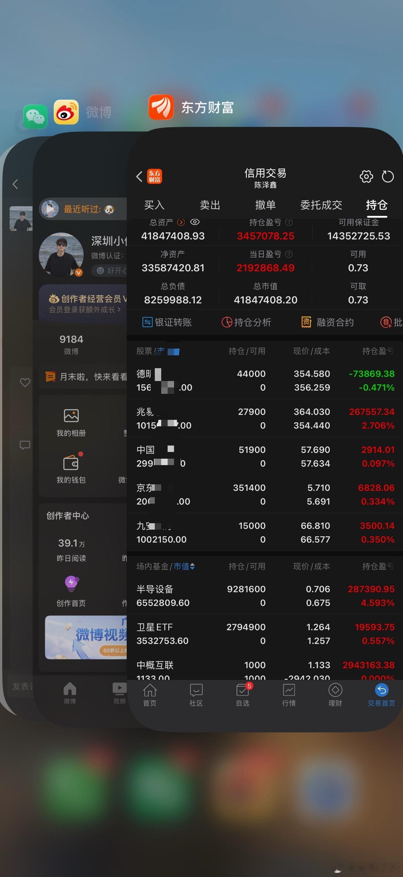 中概挪到科技了。。。 终于等到机会了，还是得搞科技，消费没有叙事。。 