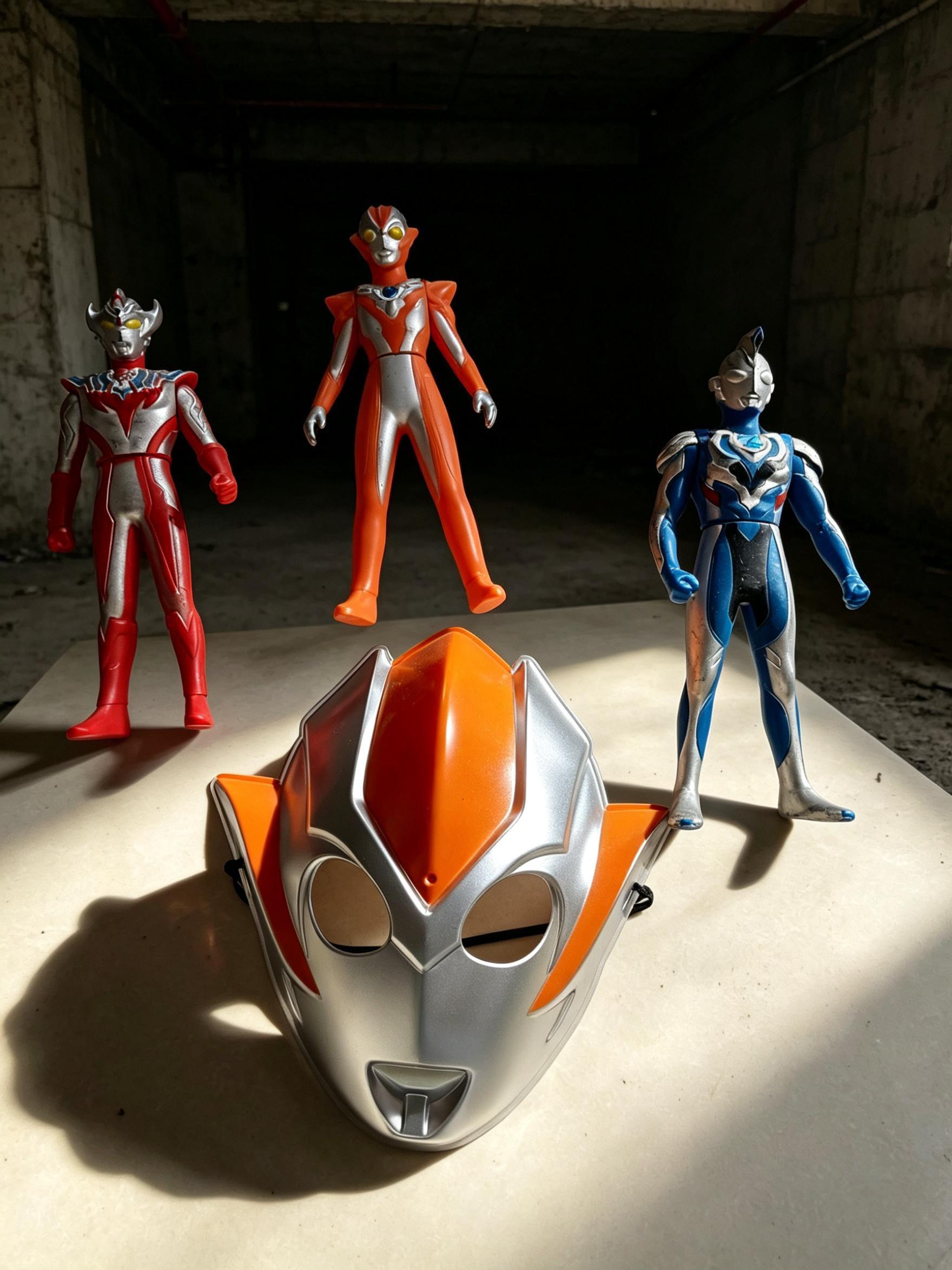 AI破碎美学特写 奥特曼儿童动画片