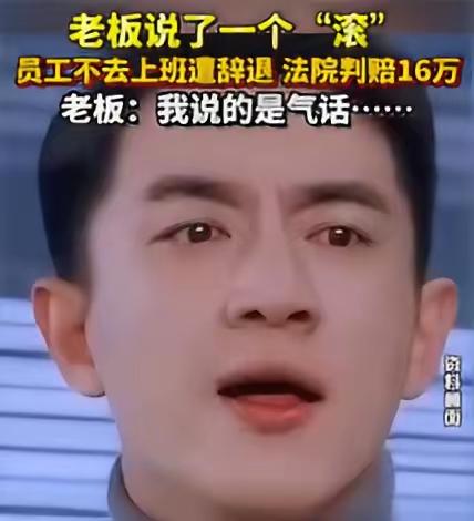 上海，一男子上班期间顶撞上司，上司怒骂其“滚蛋”，谁知男子真的就“滚”回了家，此