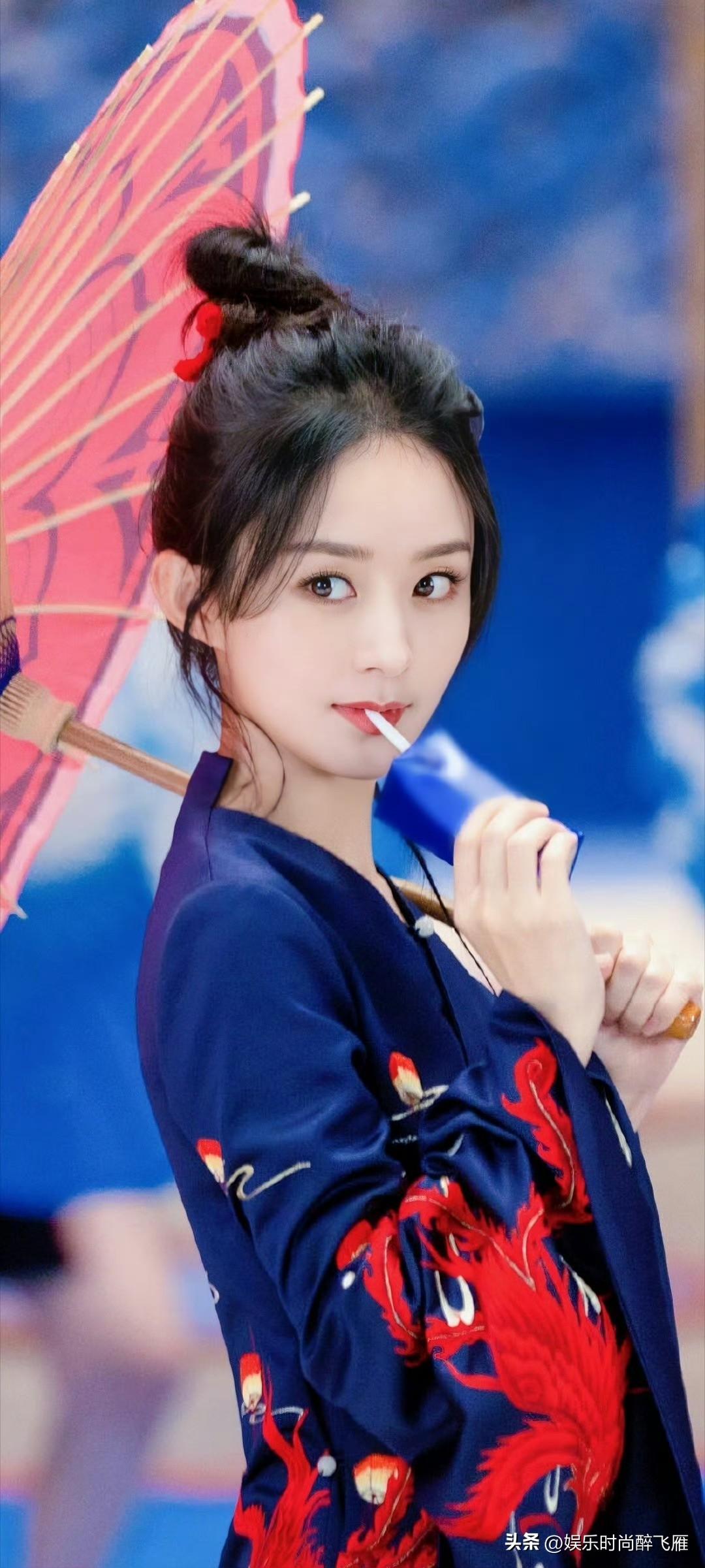 [福]赵丽颖古风汉服造型，充满神韵的东方美人，一颦一笑一举一动，美人如画，爱了爱