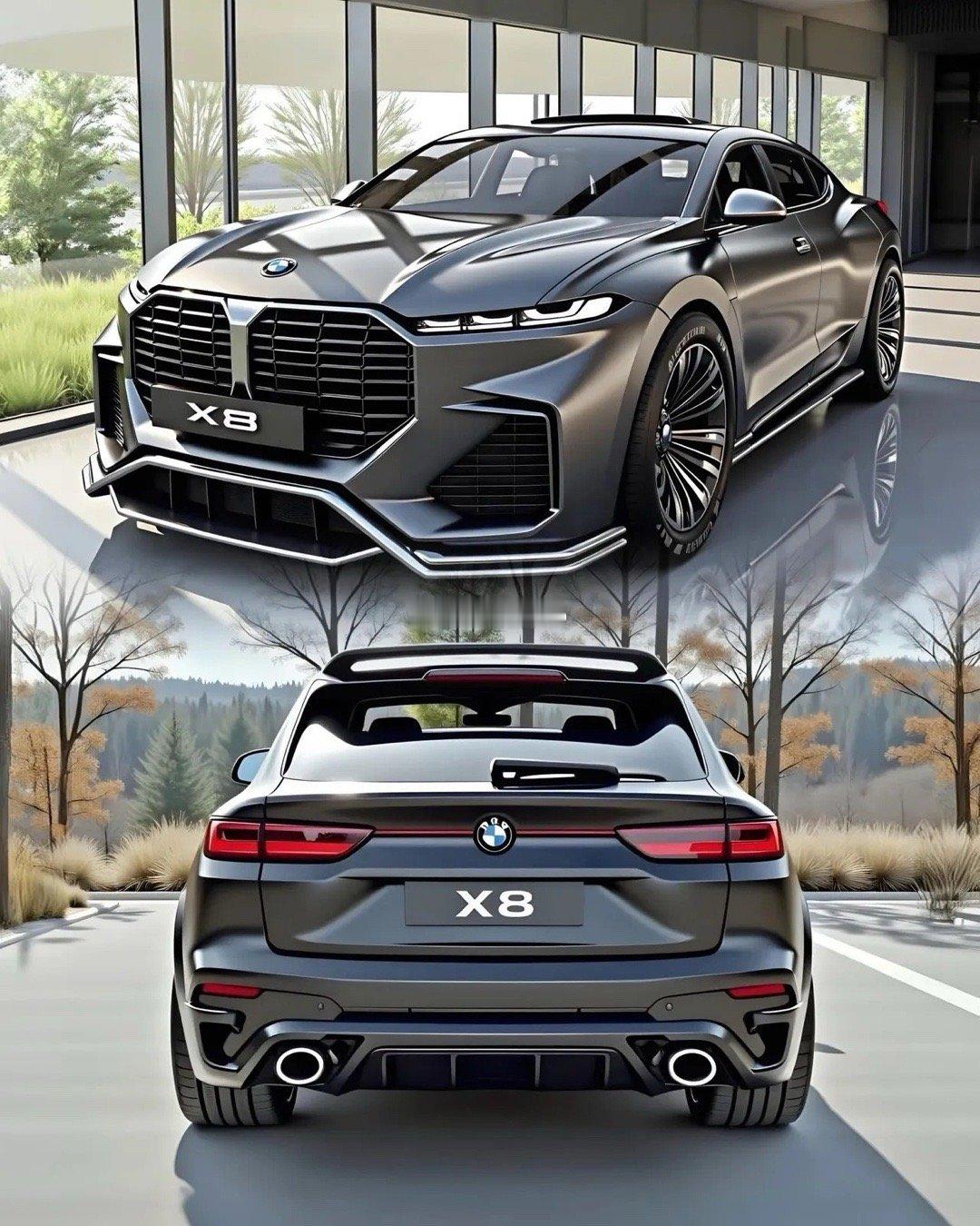 新款2027宝马X8,颜色漂亮