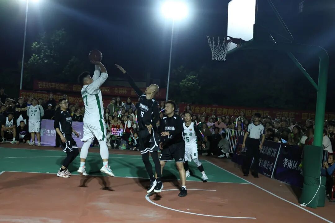 孝南区：600公里归乡路，一颗赤子篮球心！朱湖17号燃爆乡镇主场