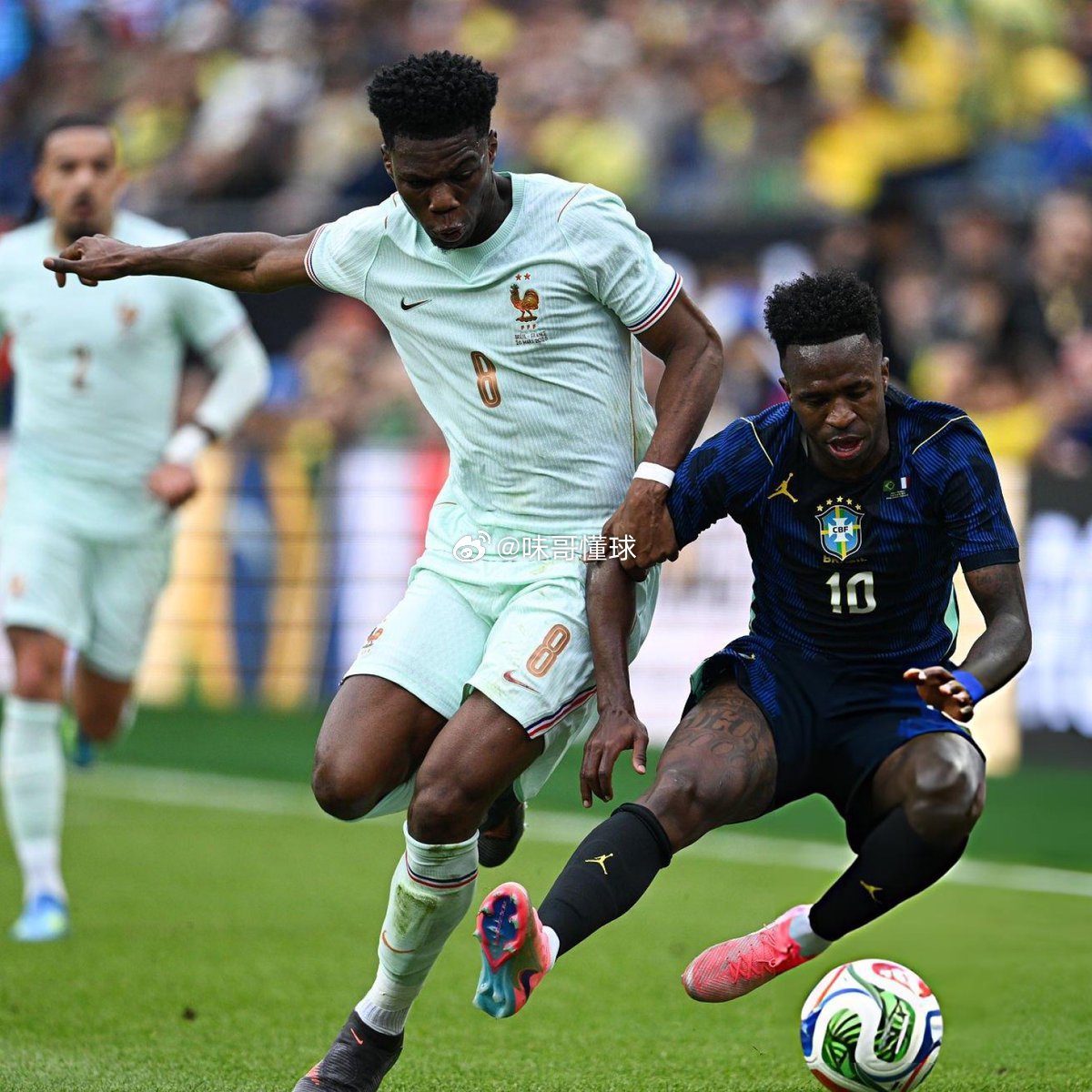 巴西1比2法国Aurélien Tchouaméni x Vini Jr. ⚔️