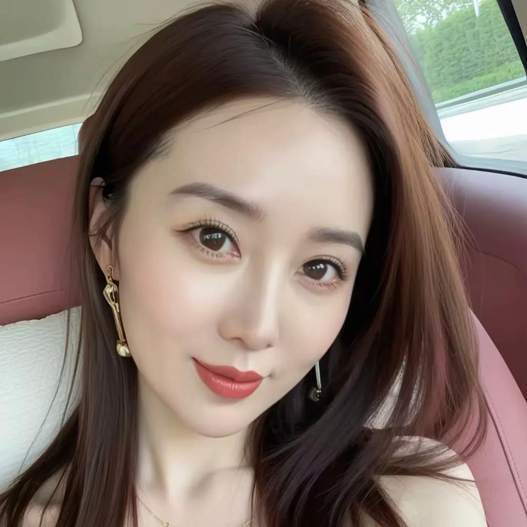 车内自拍，微笑甜美的妆容，温柔优雅车后座自拍 车景自拍 车室内自拍 车感自拍 我