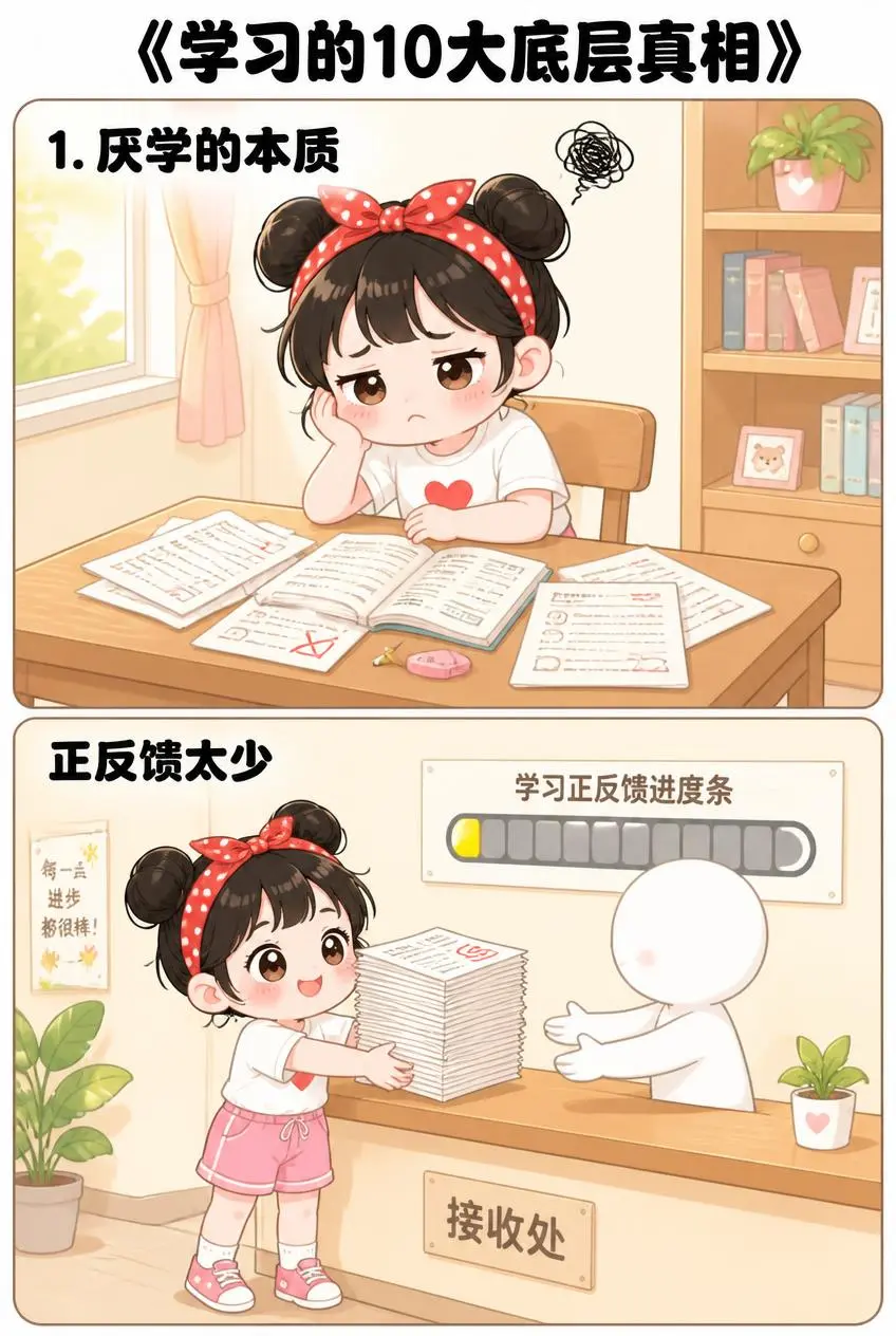 孩子学习总踩坑？10张图揭开学习底层真相，家长必看！