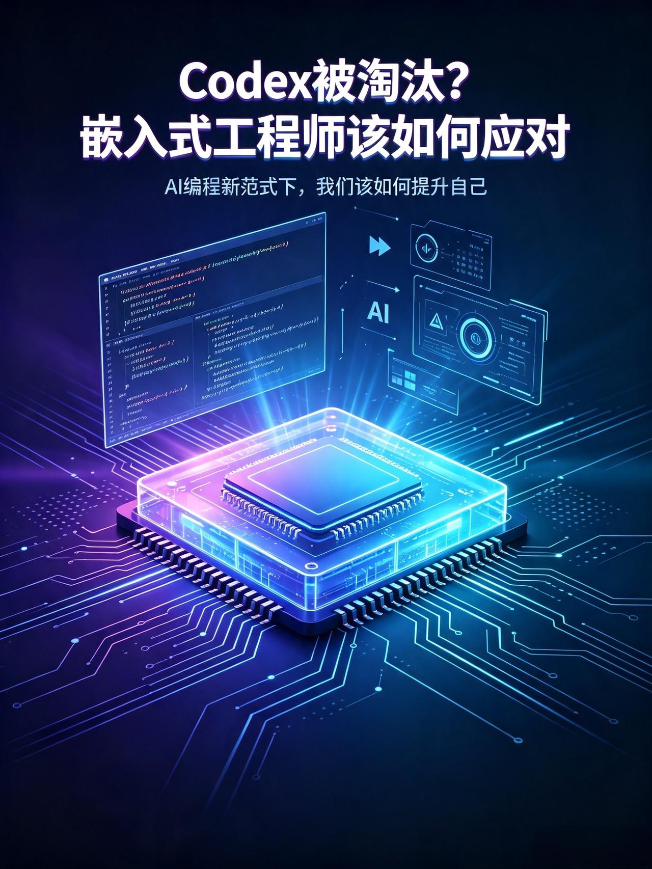 OpenAI淘汰Codex？嵌入式工程师如何应对AI编程新范式

 引言
大家好