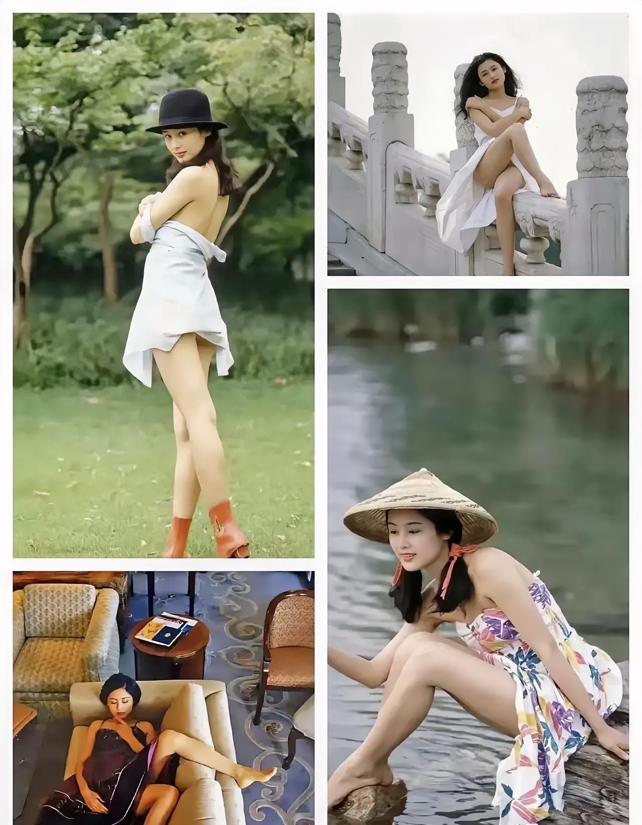 年轻时的陈红美得令人心动，也难怪陈凯歌会对她穷追不舍了。