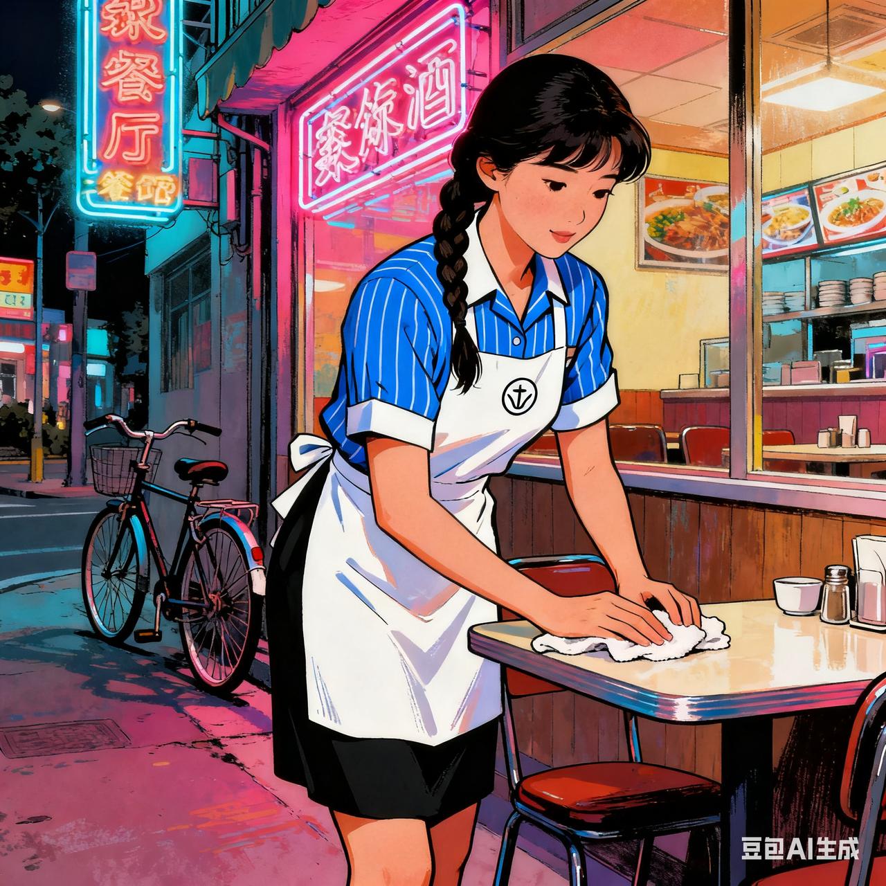 刷到一个视频是问“为什么现在酒店服务员还是以前的那些80后，没有年轻的小姑娘”。