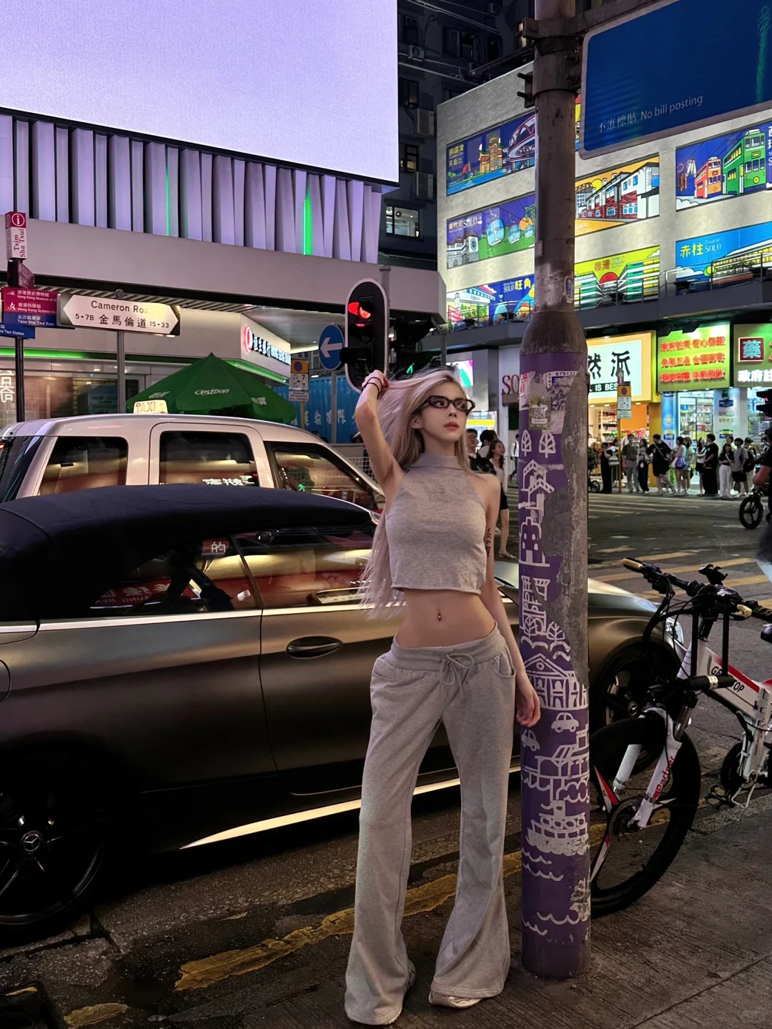 到香港了跟东京似的🇭🇰