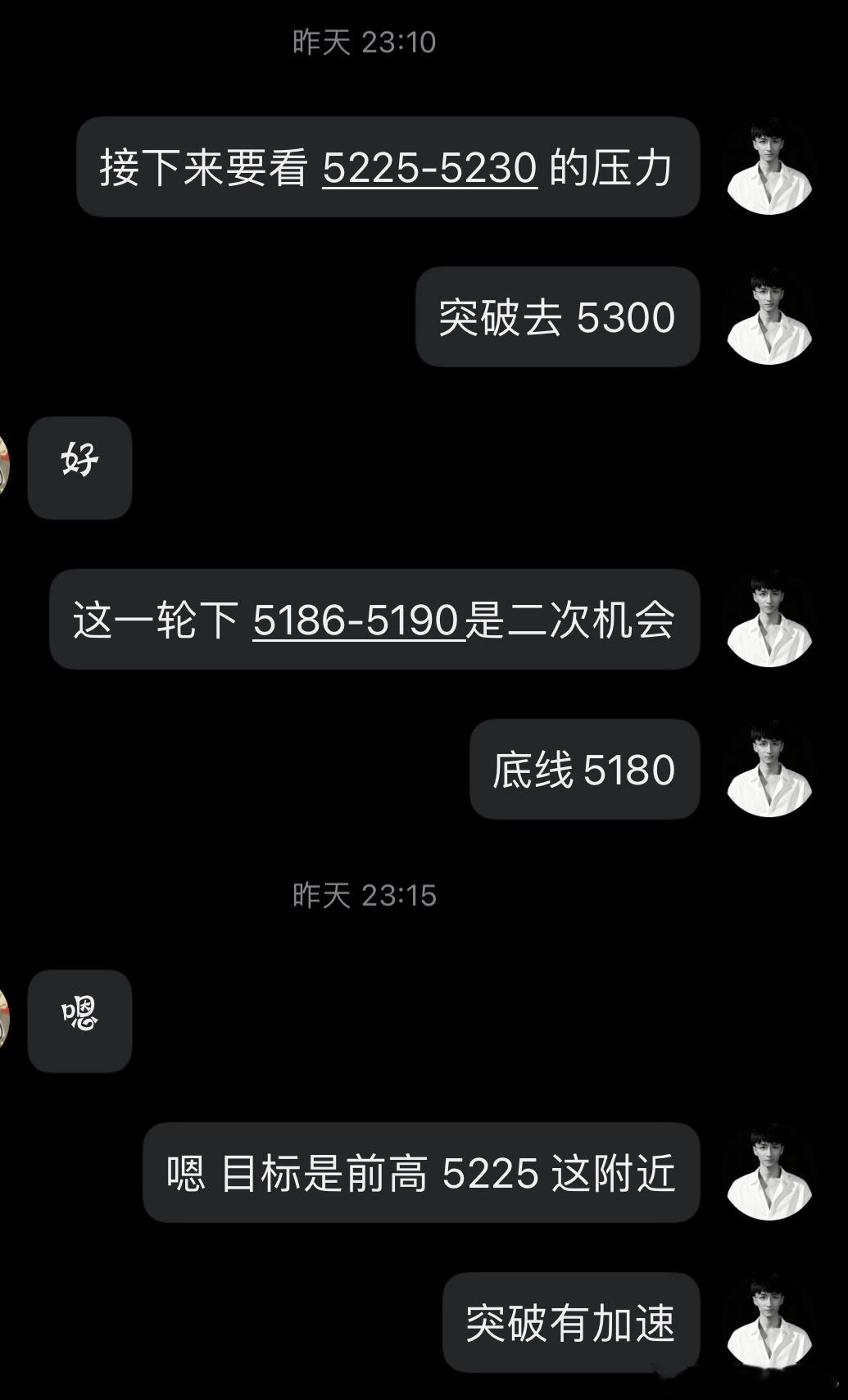 没错，我又上车了，黄金 二次机会，5180 不破即上车，朝着前高开，越来越近了。