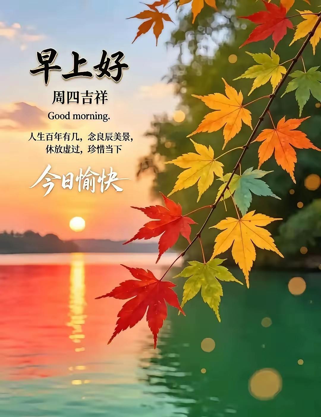 9.17日🌹🍎早上好♥️🌹
我们争不过岁月，也跑不过时间，唯有以自己喜欢的