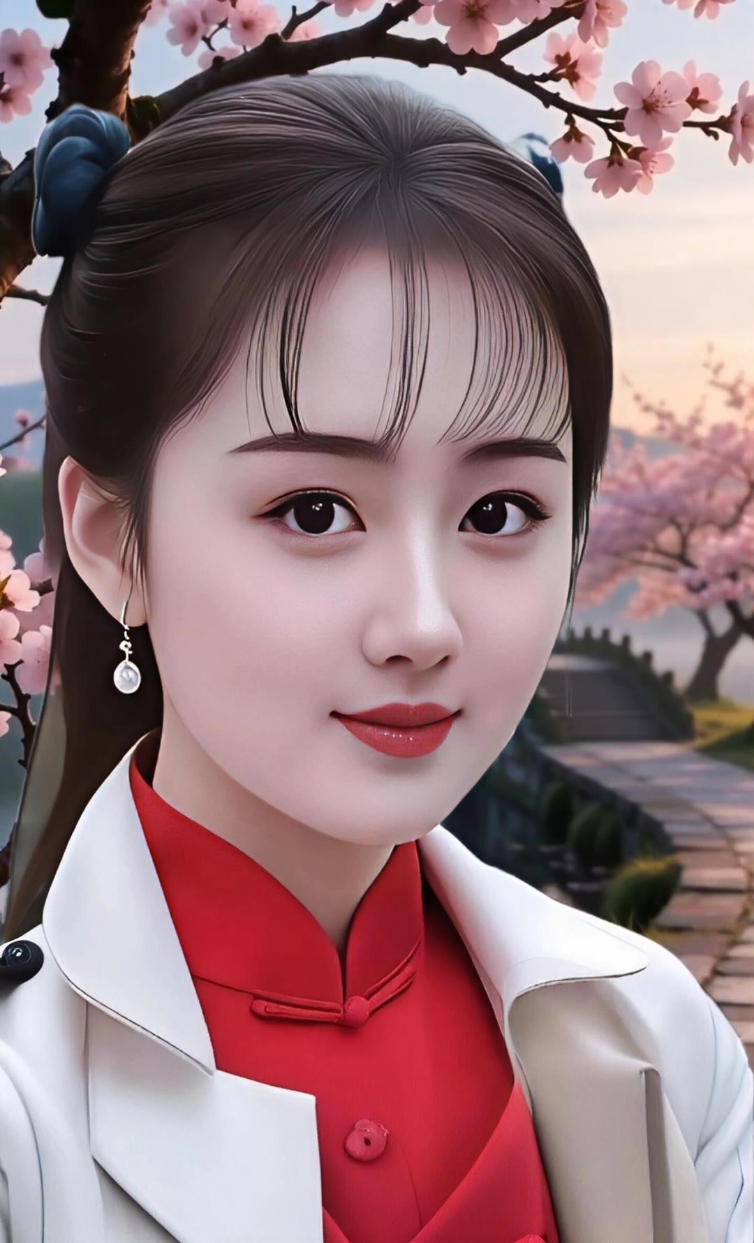 红袖添香夜，花影共徘徊。