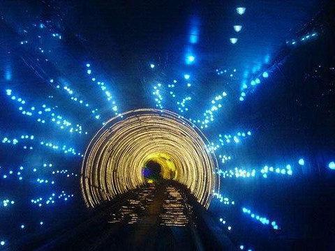 刚刷到个新车内饰，给我看出了一种外滩观光隧道的即视感