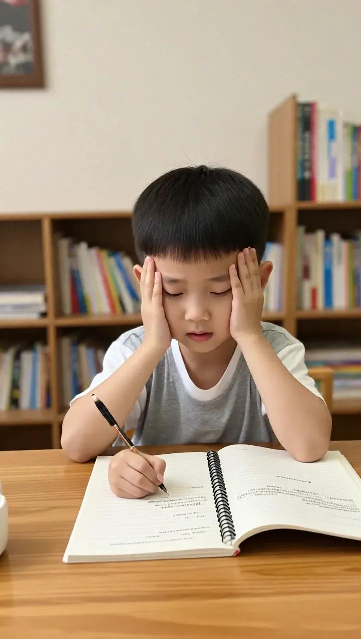 孩子写作业拖拉，不是懒，是求救

晚上八点半，我家书桌前准时上演大戏。孩子盯着作