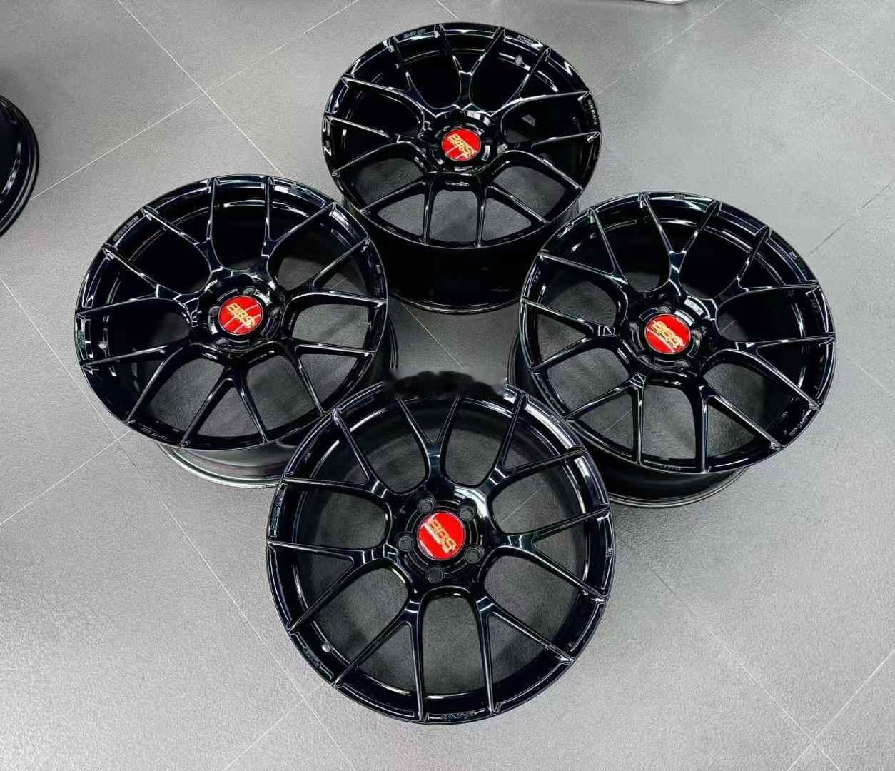 心情件 日本 BBS REV7 BK黑色  锻造 数据：19寸 9J ET25 