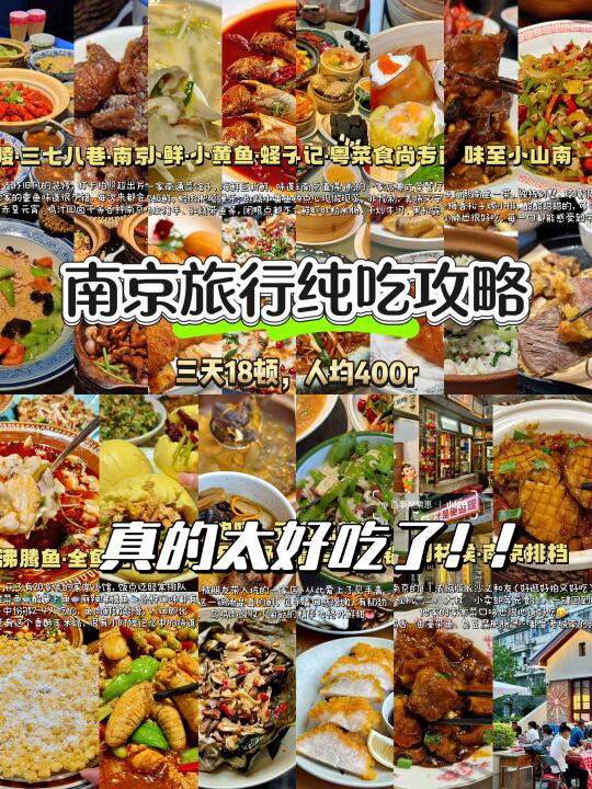 南京一座来了不想走的城市（3天18顿🥹）