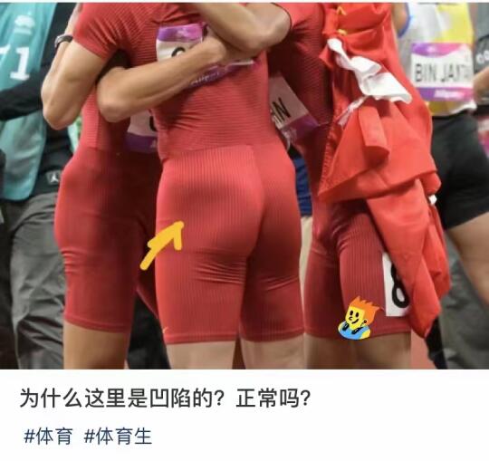 体育生的臀凹陷，正常吗？