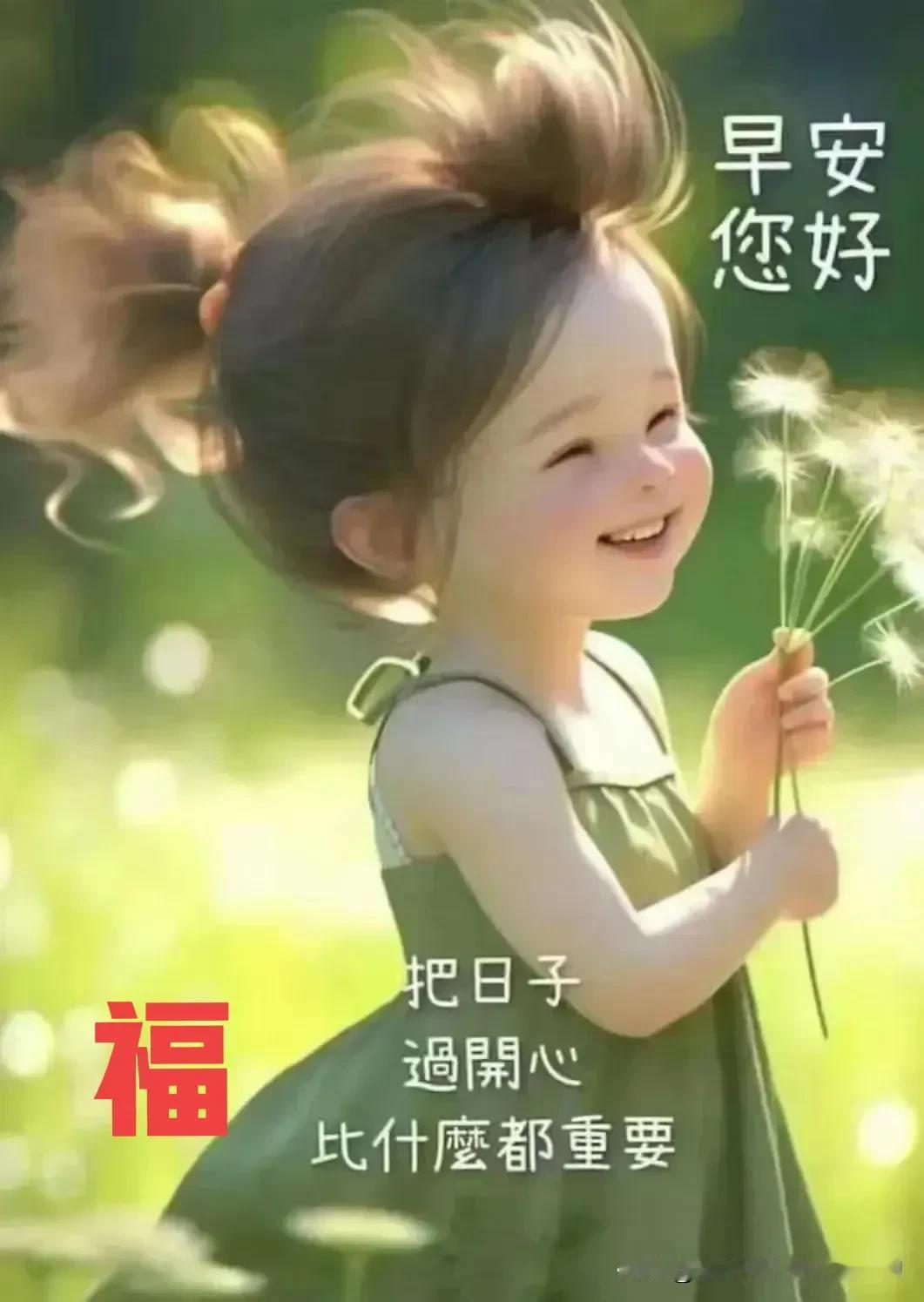 朝阳有诗情，晚霞有画意；
童年有快乐，老来有回忆；

人生多美丽，好好去珍惜；
