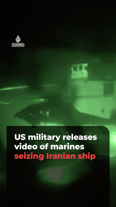 美军又出手了：公布机降抓捕伊朗货轮视频，伊朗该怎么还击？这段由美国中央司令部提供