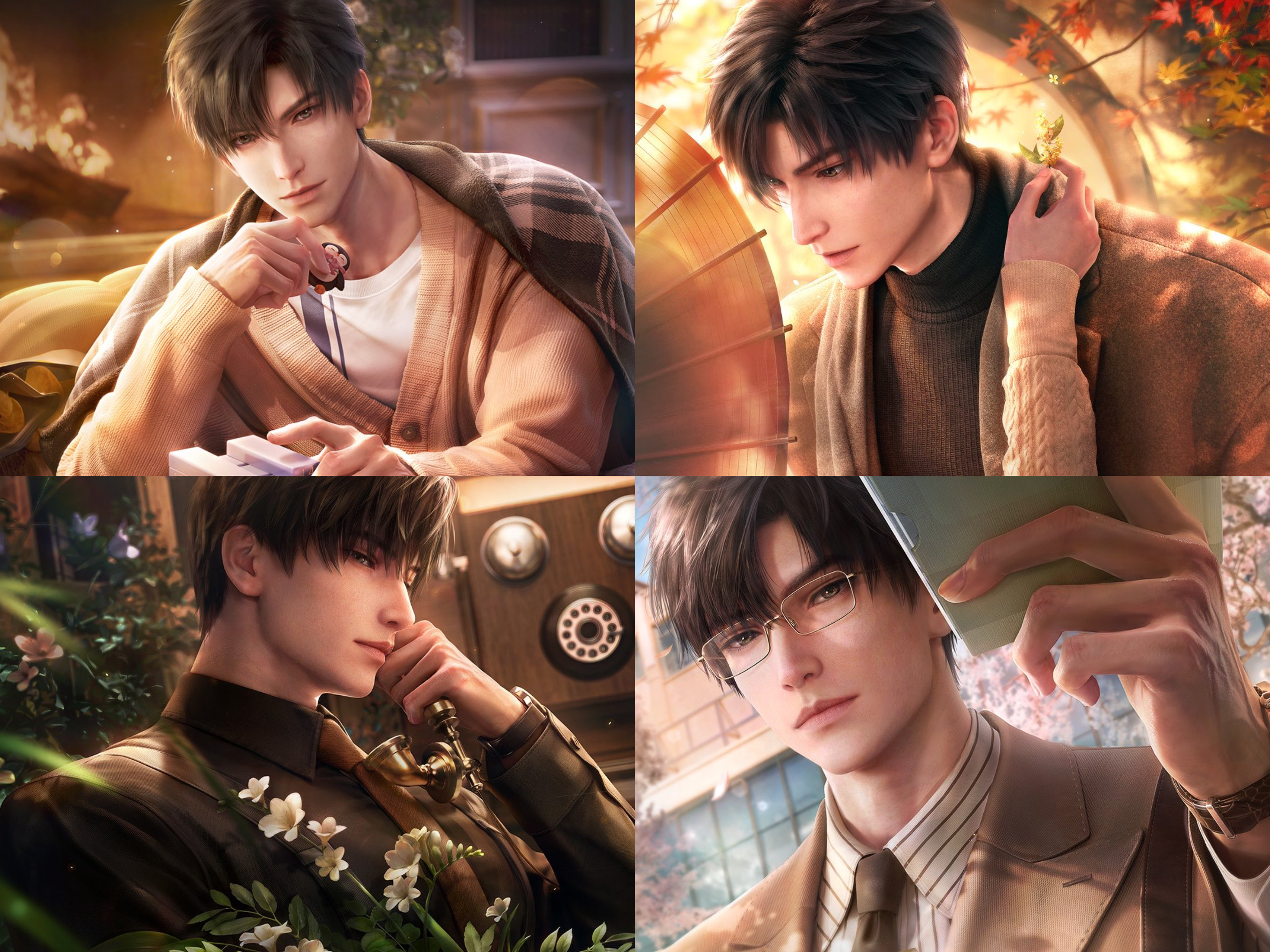 那个穿棕色衣服的男人黎深