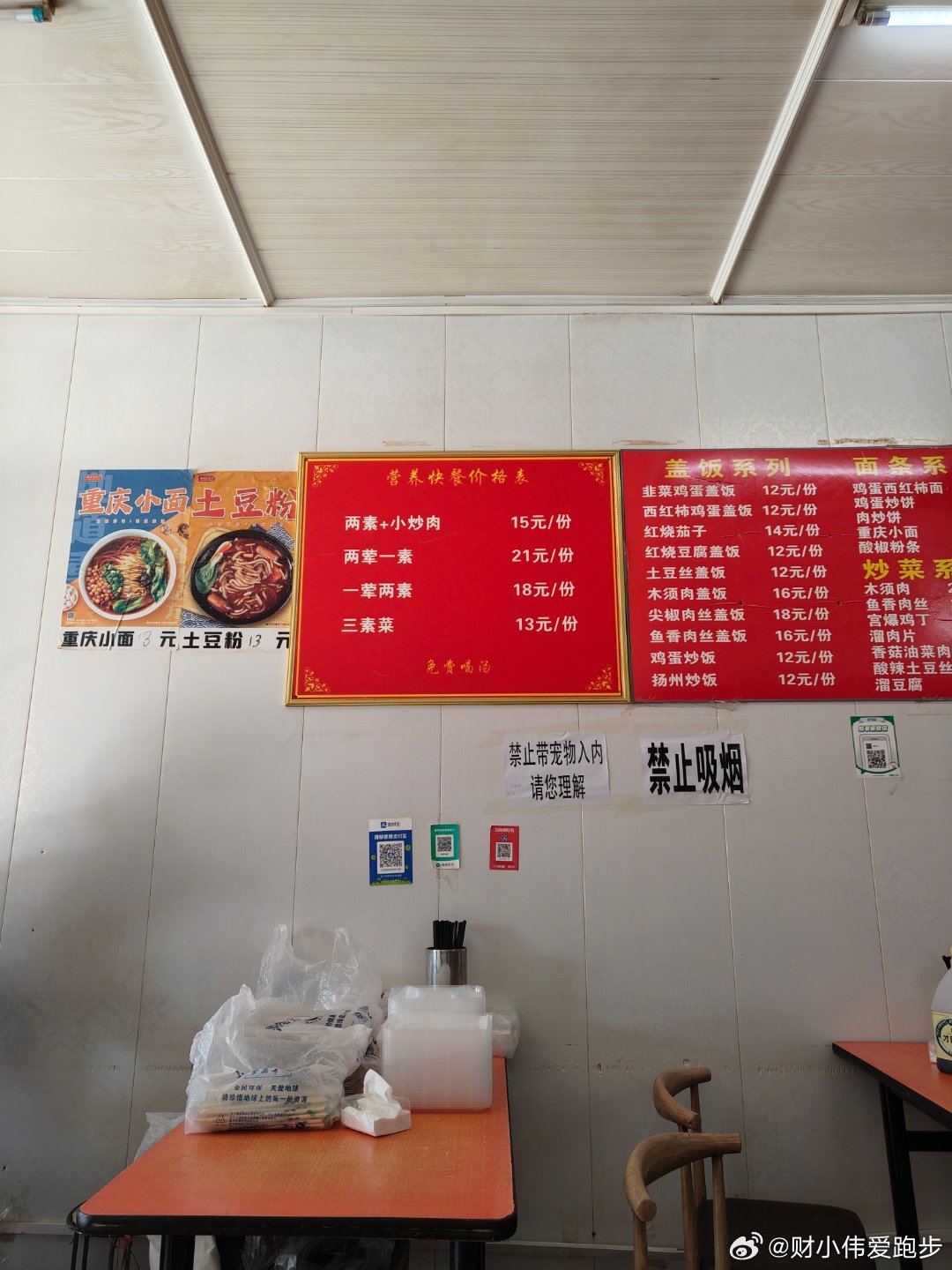 悄悄的中午吃饭时间到今个中午吃快餐，又是被迫选择的第一天，我发现有有不会拒绝的毛