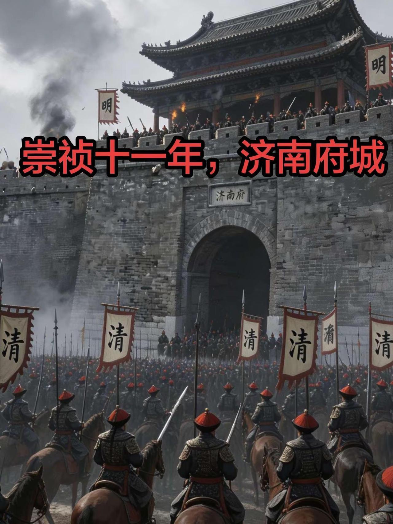 大明湖畔的夏雨荷，还记得那年的济南府吗？1638年，明崇祯十一年，清廷以数万兵力