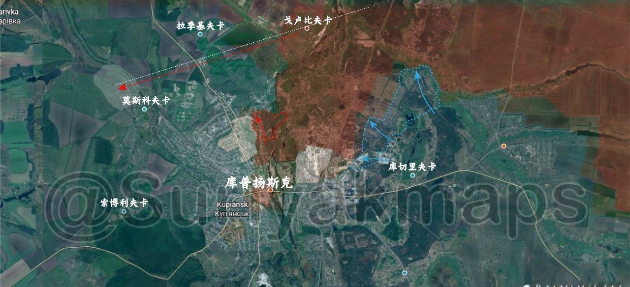 嘘嘘哥头回嘘这么远，这是瞬移！
“莫斯科夫卡北部出现了俄军，这可能有两种解释：要