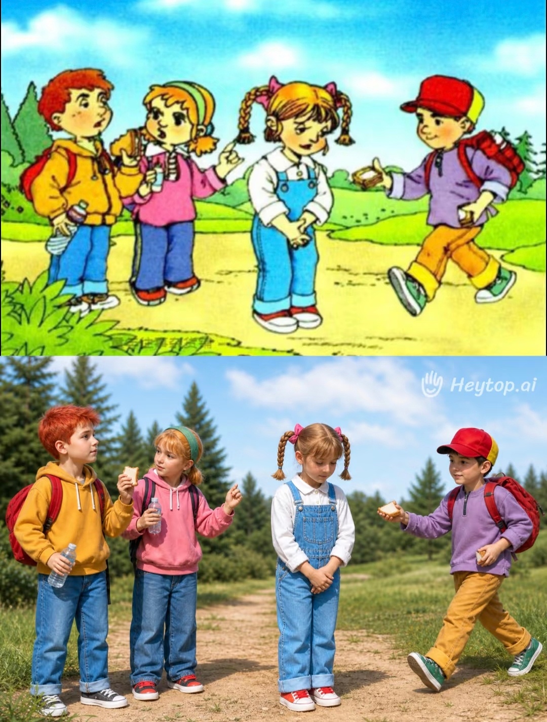 “ 当小学语文课本里的插画照进现实 … ” 